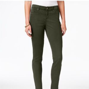ENJEANS olive green skinny jeans Size 1
